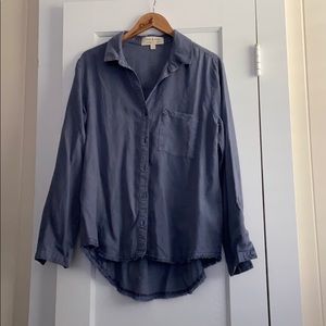 Cloth & Stone blouse with fringe detailing